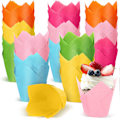 Miniatyrbild 1 av 5: Tulpan Cupcake-formar (180 st) - Bakformar i 6 färger