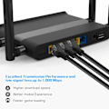 Miniatyrbillede 4 af 5: Cat6 Ethernet Patch-kabel 0,5 fod. Højhastighedsinternetnetværk