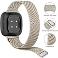 Miniatyrbillede 3 af 5: Metallrem til Fitbit Versa 3 - Udskiftningsarmbånd i rustfrit stål