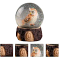 Miniatyrbillede 8 af 9: TOYANDONA Ugle Snebold Julekugle Ugle Vandkugle Skrivebordsfigur Ornament Hjem Dekoration Midtpunkt til Piger Børn Tilfældig