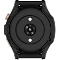 Miniatyrbillede 5 af 5: Etui Kompatibelt med Amazfit Cheetah/Cheetah Pro Smartwatch Etui Blødt TPU Beskyttelsesetui (Sort, Sort) Sort, Sort