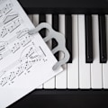 Miniatyrbillede 5 af 5: Musikbokklipp - Nodeholder til klaver og keyboard