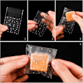 Miniatyrbillede 4 af 5: Selvklæbende Dot Opp-poser - Polka Dot Cookie-poser (200 stk.)