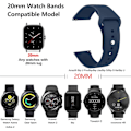 Miniatyrbilde 3 av 5: 4-pakning med rem for Amazfit GTS 4 / GTS 4 M/ GTS 3 / GTS / GTS2 / GTS 2e