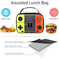 Miniatyrbilde 2 av 5: Pojkar Lunchbox Barnspel Lunchväska Isolerad Lunchbox Läderspel