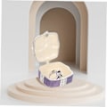 Miniatyrbillede 4 af 9: Borddekoration Buesmykkeæske Opbevaringsæske Zink Legering Miss Halskæde Zink Legering Krukke Violet 6.4X6.4CM Violet 6.4X6.4CM Violet 6.4X6.4CM Violet