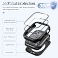 Miniatyrbillede 5 af 6: 2-pak vandtæt Apple Watch-cover til SE/serien