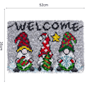 Miniatyrbild 5 av 7: SKTWOE Latch Hook Rug Kits för vuxna Jul Rug Making Kits Tryckt Canvas Tapestry Kits Broderi Kits DIY Virka Garn Kits för nybörjare