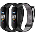 Miniatyrbillede 1 af 5: Nylon til Xiaomi Mi Band 6/5/4/3/Amazfit Band 5 - Justerbar og behagelig