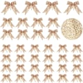 Miniatyrbild 1 av 5: 36 stycken bågdekorationer, julgransbågsdekoration, glitterbandbåge