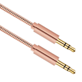 Miniatyrbillede 1 af 5: 3,5 mm Jack Audio Kabel 3,5 mm Han til Han Stereo Rustfri