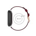 Miniatyrbild 5 av 5: For Fitbit Sense Nylon Weave Canvas Watch Band XER Red
