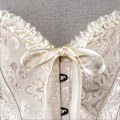 Miniatyrbillede 4 af 5: Kvinder Snørebånd Bagpå Sexet Blomsterkorset til Kvinder Lingerie Bustier Top Plus Størrelse