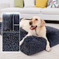 Miniatyrbillede 3 af 5: Vaskbar hundeseng til kasse 35\"X23\", stor vaskbar hundeseng