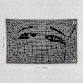 Miniatyrbilde 3 av 5: Ohms flagg Bannertapet for veggmontering i soverom (3x5 fot)