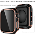 Miniatyrbilde 3 av 5: Hardt deksel Kompatibelt for Apple Watch Case 40 mm med skjermbeskytter