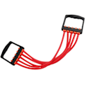 Miniatyrbild 1 av 9: Fitness Elastisk Drag Rpe Bdybuilding Expander Justerbar ng Eerciser Sing Eerciser Dual- Expander Arm Dragning Resistent Band Instrument Slumpmässig