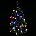 Miniatyrbilde 6 av 7: 100 LED julelys med fjernkontroll - 33 fot klare minipære batteridrevne lysstrenger - febelysning dekor for utendørs girlander gårdsplass sovesal