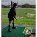 Miniatyrbild 3 av 5: Golfträningsmatta för svingdetektering - Premium Impact Mat