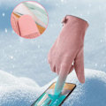 Miniatyrbilde 3 av 5: Søte sløyfe fleece touchscreen sklisikre vinterhansker