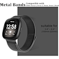 Miniatyrbillede 5 af 5: Magnetisk mesh til Fitbit Versa 3 - Kvinder mænd