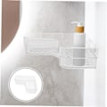 Miniatyrbillede 8 af 9: Zerodeko badeværelse dækker Regal toilet hylde vægmonterede opbevaringshylder opbevaringshylde WC opbevaringsarrangør hjørnehylde til brusebadet hjørne