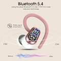 Pikkukuva 3 / 5: Bluetooth 5.4 Langattomat Kuulokkeet - 4 ENC Melua Vaimentavaa Mikrofonia, 50H Toistoaika, IP7 Vedenkestävä (Ruusu)