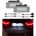 Miniatyrbild 1 av 5: Nummerplåtsbelysning för Audi A4 B8 A5 S5 Q5 TT TTS A7 RS5 TTRS A6 C7 (2X)