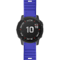 Miniatyrbillede 3 af 5: Til Garmin Fenix 6x 26mm Silikone Smart Watch Rem JCE Sapphire Blue