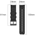 Miniatyrbillede 4 af 4: For Suunto 9 Baro 24mm Fodboldmønster Silikone Solid Farve Urrem BDE White