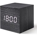 Miniatyrbilde 1 av 7: 2,5-tommers Mini Digital Vekkerklokke, Tre Kubisk Lydstyrt Bordklokke, 3 Alarm Seinger, Tid, Datovisning og Temperaturdeteksjon, for