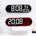 Miniatyrbild 6 av 8: LED Digital Väggklocka med Timer Datum Vecka Temperatur Visning för Studenter, Kontor, Resor Användning Lätt Se H H