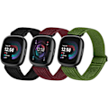 Miniatyrbilde 1 av 5: Elastisk band kompatibel med Fitbit Versa 4/Versa 3/Fitbit Sense