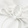 Miniatyrbillede 4 af 5: Kvinde Trekantet String Bikini Ribbet O Ring Binde Side Todelt Badetøj