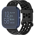 Miniatyrbild 2 av 5: Kompatibel med Fitbit Versa 2 Case Cover - Mjuk TPU Protector Case Frame (blå)