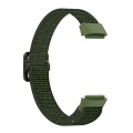 Miniatyrbillede 3 af 5: For Fitbit Luxe Justerbar Elastisk Nylon Urrem OVR Army Green
