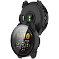 Miniatyrbild 1 av 5: Smartwatch Full Coverage PC Skyddsfodral med Härdat Glas Skärmskydd Kompatibelt med Garmin Forerunner 165/Forerunner 165 Music Smar