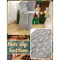 Miniatyrbild 3 av 5: Dam Fuzzy Tofflor Strumpor Fluffy Mysig Stuga Vinter Varma Fleece Plysch Stickad med