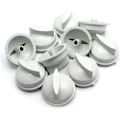 Miniatyrbilde 1 av 4: 6mm indre hull universelle plasttimerkontrollknapper erstatning