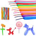 Miniatyrbillede 1 af 5: 260 Lange Balloner 100stk Farver Balloner Animal Kit Premium Latex