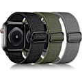 Miniatyrbillede 1 af 5: 3-pak elastisk Solo Loop kompatibel med Apple Watch-rem