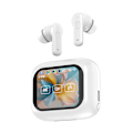 Miniatyrbillede 1 af 6: Active Noise Cancelling Earbuds ANC med Smart Touch Screen til iPhone Android TWS True Wireless Bluetooth Earbuds White