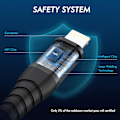 Miniatyrbild 3 av 5: USB C till Lightning-kabel, 6Ft+9Ft [Mfi-certifierad] 20W