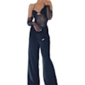 Miniatyrbilde 2 av 4: Kvinners Crop Top Tanker Camisole Y2k Push Up Off Shoulder Crop Top Halter