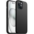 Pikkukuva 1 / 6: Silikonikuori iPhone 15 Plus 6.7-tuumaiselle, Siy-pehmeä täyssuojaava puhelinkuori, iskunkestävä suojus (Musta) Musta