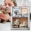 Miniatyrbild 5 av 5: Jag älskar min katt Collage Bildram - Värdesätt varje minne