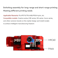 Miniatyrbillede 3 af 5: Til CR10 3 CR6 VORON LITE Ekstruder Dobbelt Gear Ekstruder Hård Stål Reduksjonsgear Motor 3D Printer Dele