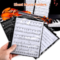 Miniatyrbillede 5 af 5: Enkeltsidet Flip Folder Sider (15 stk.) - Marching Band Musical Flip