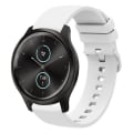 Miniatyrbillede 1 af 5: Til Garmin Vivomove Style 20mm Ensfarvet Blød Silikone Urrem BZE White