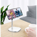Miniatyrbillede 5 af 5: Mobiltelefonholder, Tablet Holder, Universal Multi Vinkel Aluminium Stand, Teleskopisk Justerbar Stand Holder til 4.7-13 tommer iPhone, Samsung, iPad, Kindle,